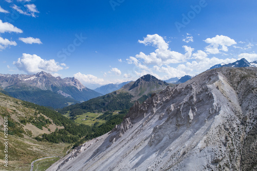 Forcola Pass, "i gessi", mountain view