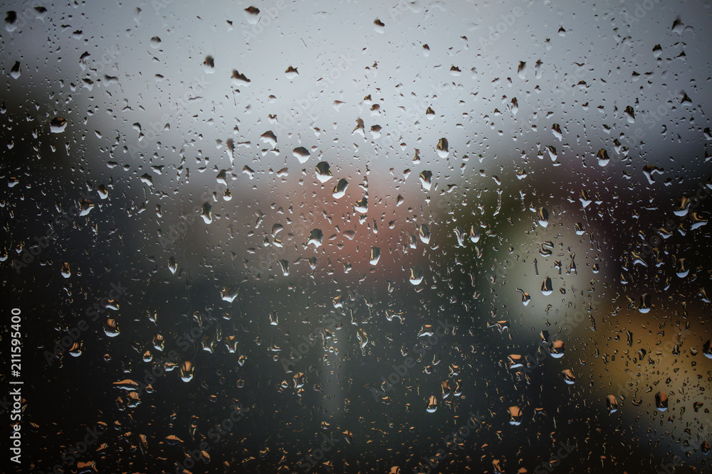 rainy days, rain drops on the window rainy days, rain drops on the window
