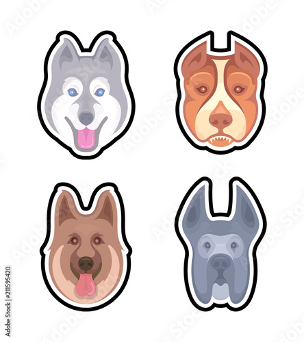 Set of Dogs For Set
