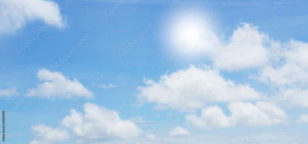 Obraz premium sky clouds 3d-illustration