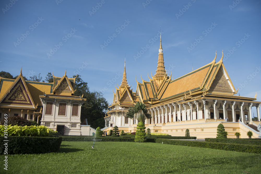 Fototapeta premium CAMBODIA PHNOM PENH ROYAL PALACE THRONE HALL