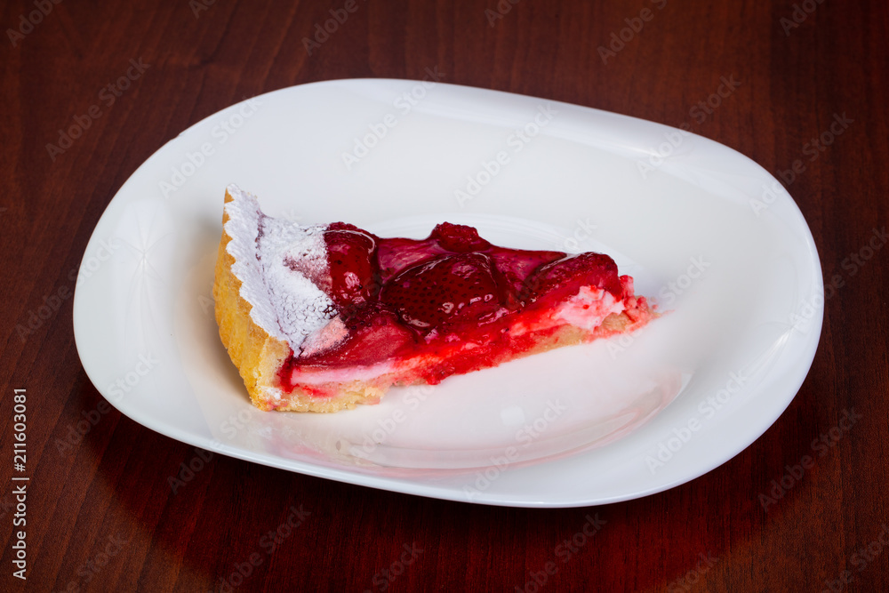 Cheesecake with strawberry Cheesecake with strawberry