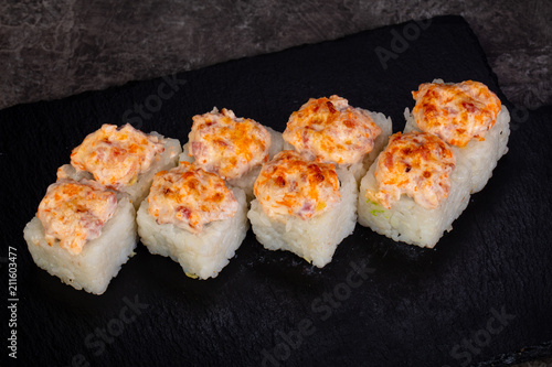 Japanese spicy sushi