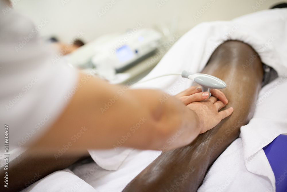 physiotherapist applying massage physiotherapist applying massage