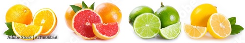 Fresh orange, grapefruit, lime and lemon © valery121283