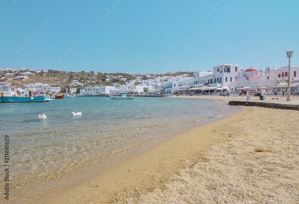 Mykonos beach