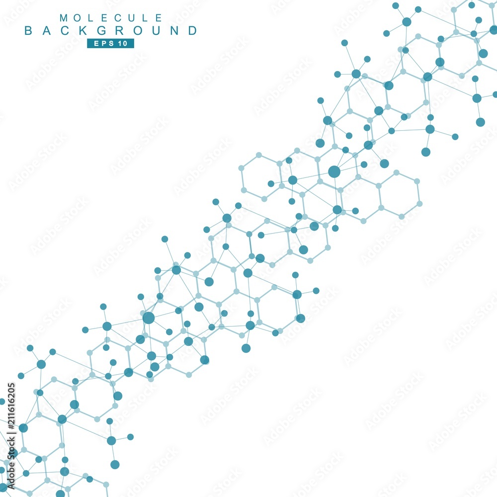 Structure molecule and communication. Dna, atom, neurons. Abstract polygonal structure with connecting dots and lines. Medical, technology, chemistry, science background. Vector illustration. Structure molecule and communication. Dna, atom, neurons. Abstract polygonal structure with connecting dots and lines. Medical, technology, chemistry, science background. Vector illustration.