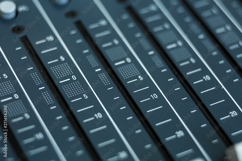 sockets and plugs of musical equipment