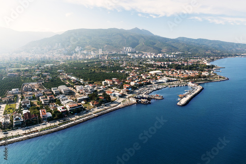 Aerial view of Izmir city
