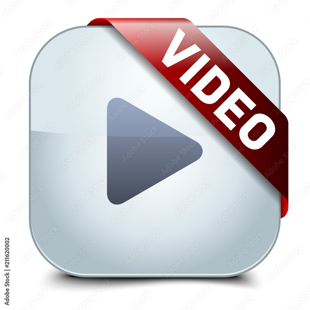 Video Button sign illustration Video Button sign illustration