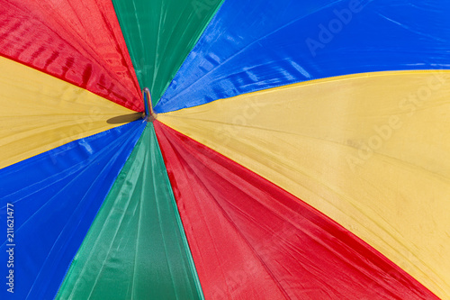 Rainbow umbrella parasol abstract texture background