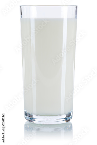 Milch Glas Milchglas freigestellt Freisteller isoliert