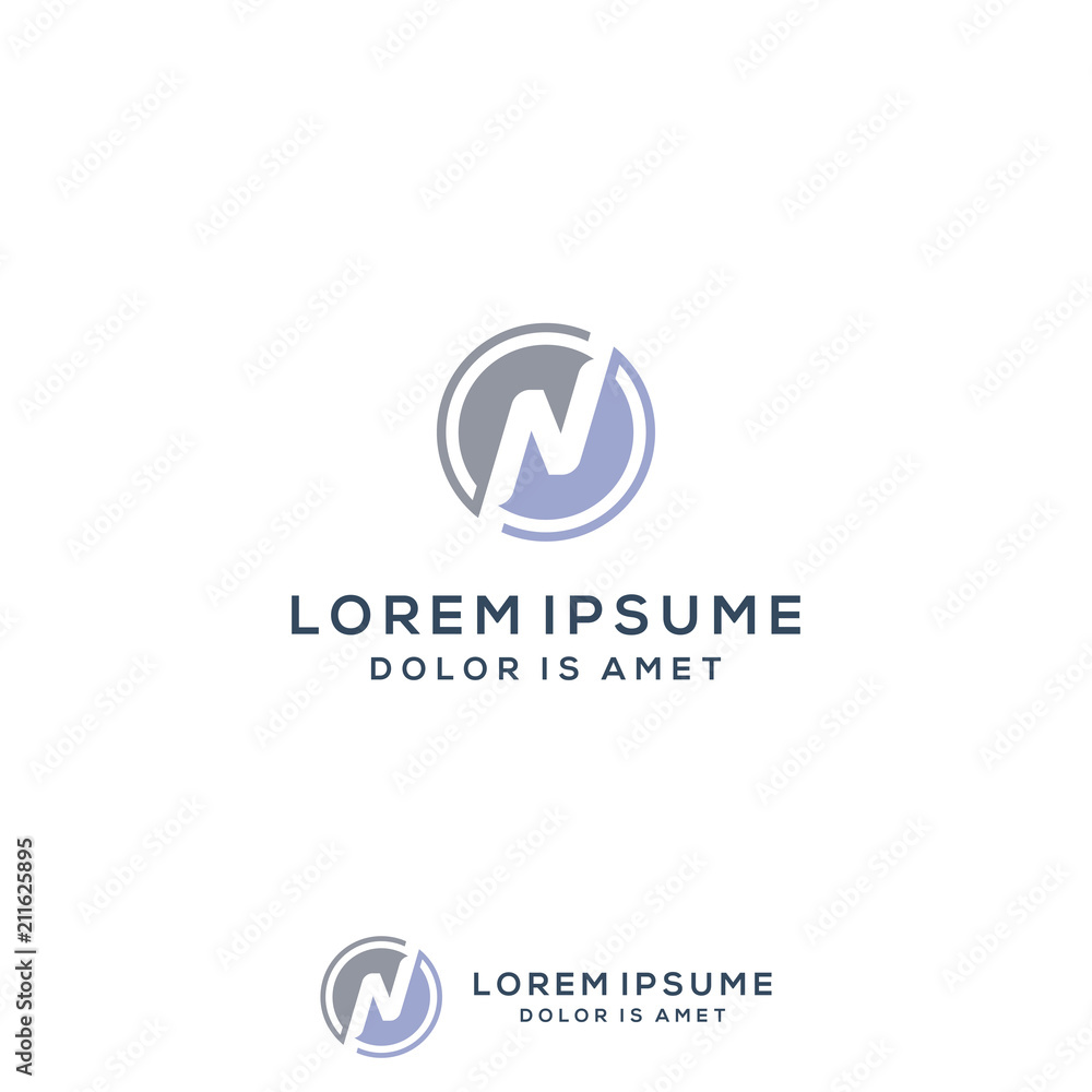 Letter N logo template vector illustration Letter N logo template vector illustration