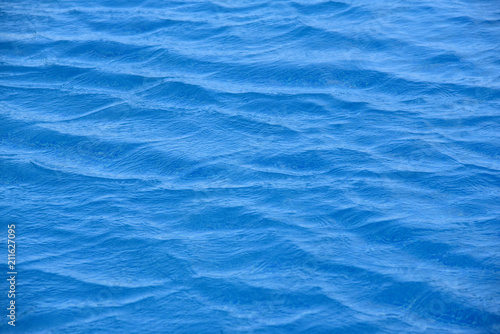 Beautiful ripple texture of sea