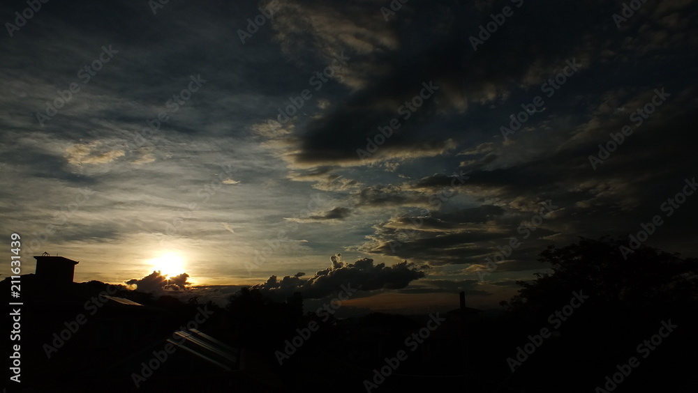 Obraz premium Sunset belvedere