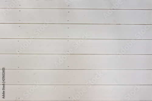 fond planches en bois horizontales peintes en blanc 