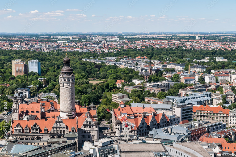 Naklejka premium Leipzig Sachsen