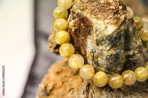 golden rutilated quartz