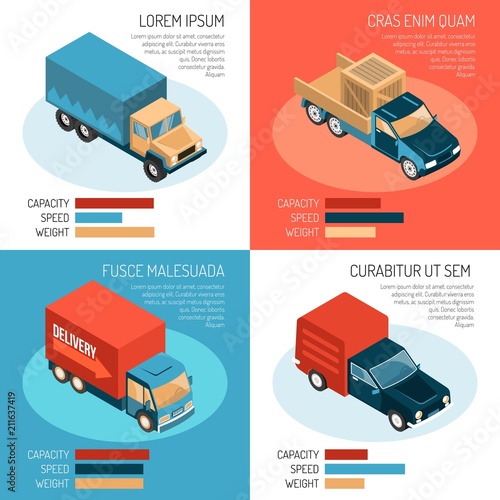 Delivery Isometric Design Concept