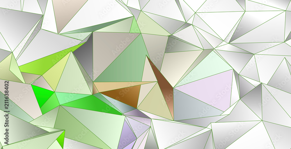 Obraz premium Low-Poly triangular background