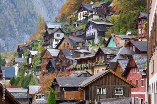 Village on mountain