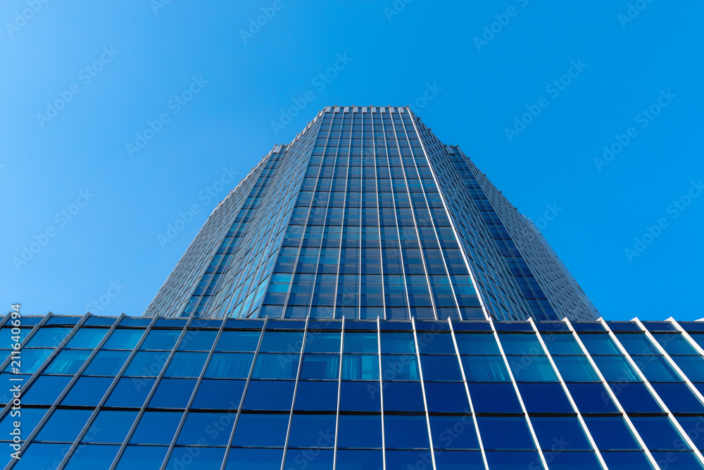 skyscraper from the glass