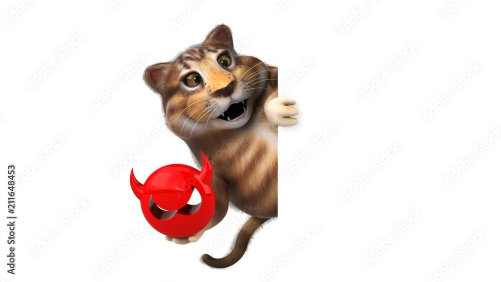 Fun cat - 3D Animation Fun cat - 3D Animation