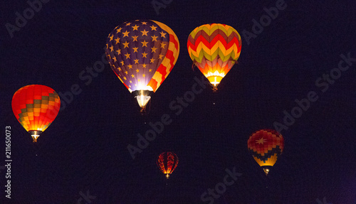 Drawn patol air balloon show photo