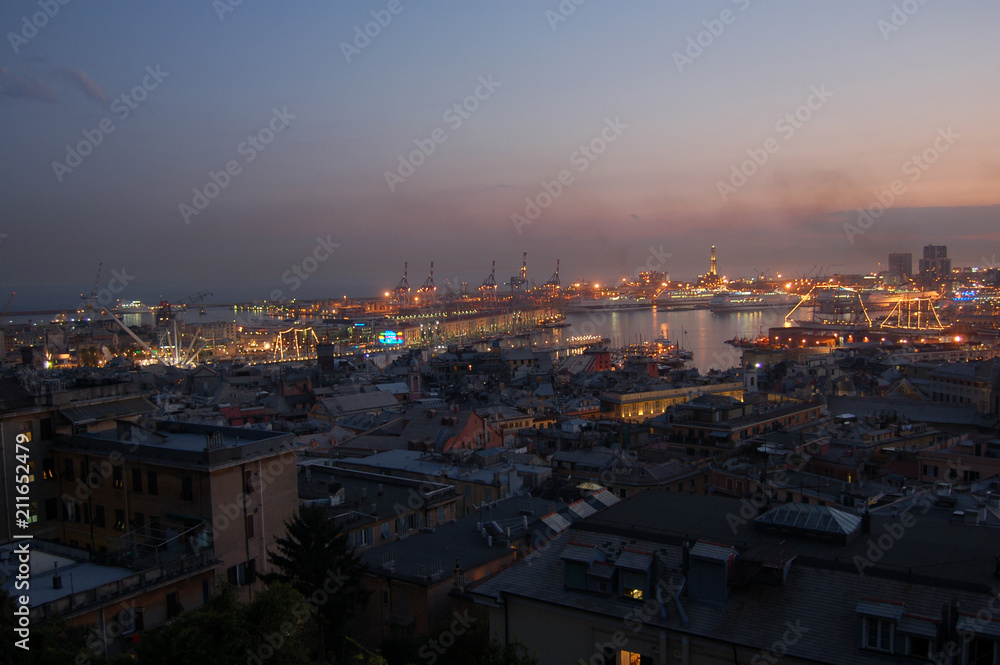 panorama of Genoa