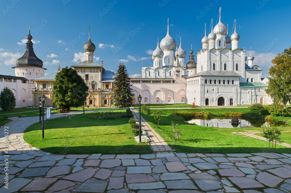 Assumption Cathedral and church of the Resurrection in Rostov Kr