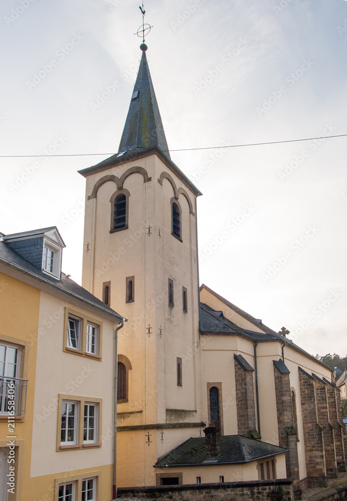 Fototapeta premium Church in Bourglinster