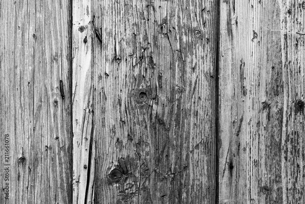 Naklejka premium Wooden texture with scratches and cracks