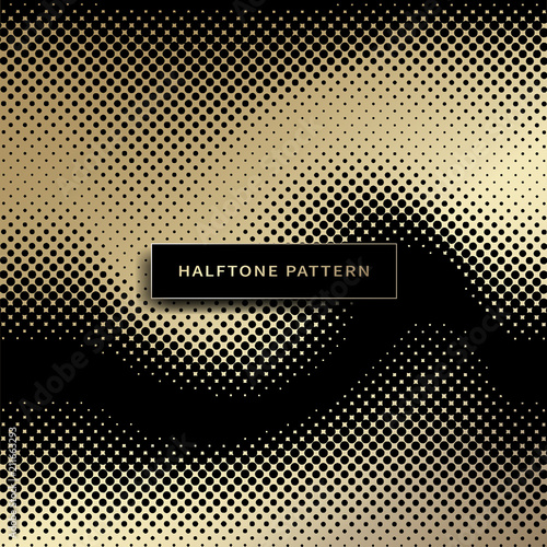 Halftone dots design, halftone background