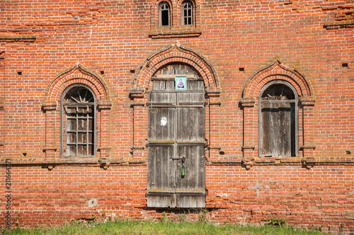 Doors and windows. Details of exterior of christian orthodox church © prod 2BEREGA