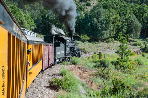Fotografie Durango and Silverton narrow guage Railroad