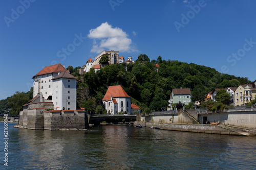 Passau - City of Three Rivers..Veste Oberhaus.