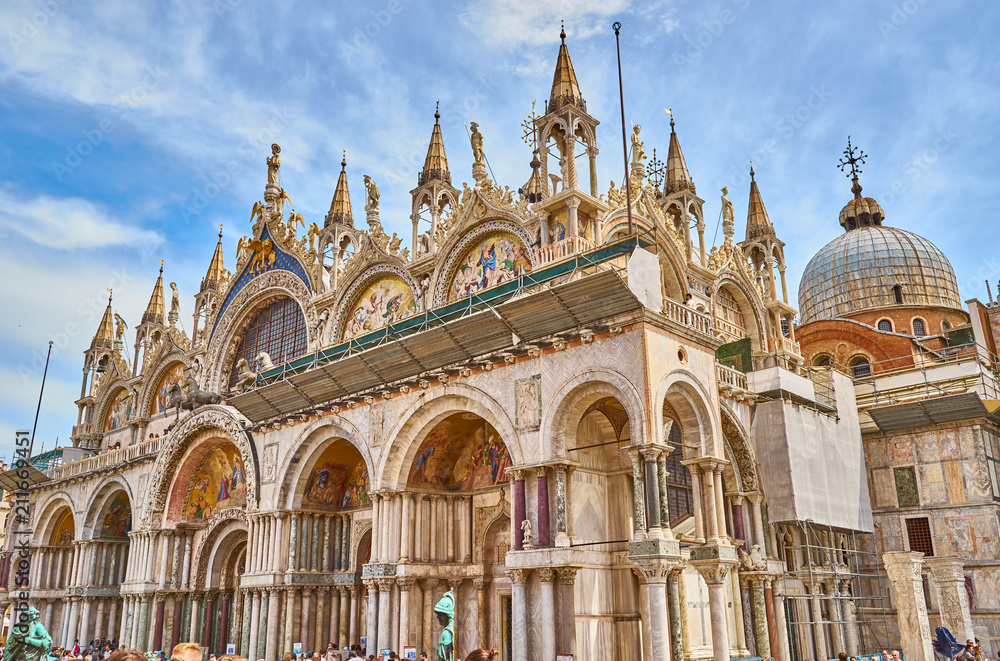 St. Mark's Basilica in Venice in Italy