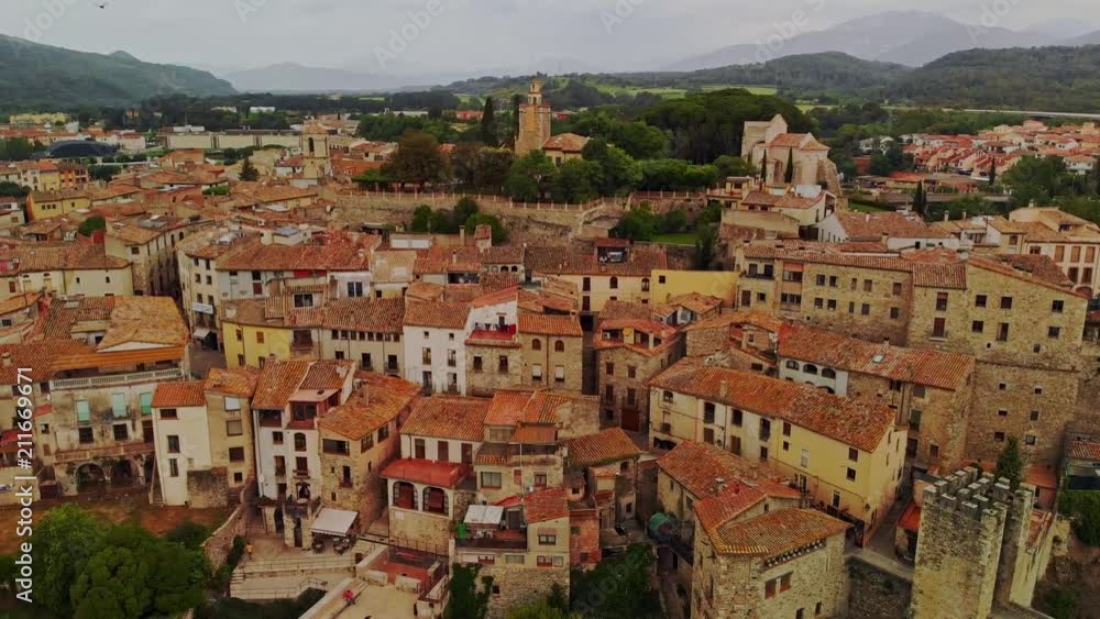 Beautiful small medieval town Beautiful small medieval town