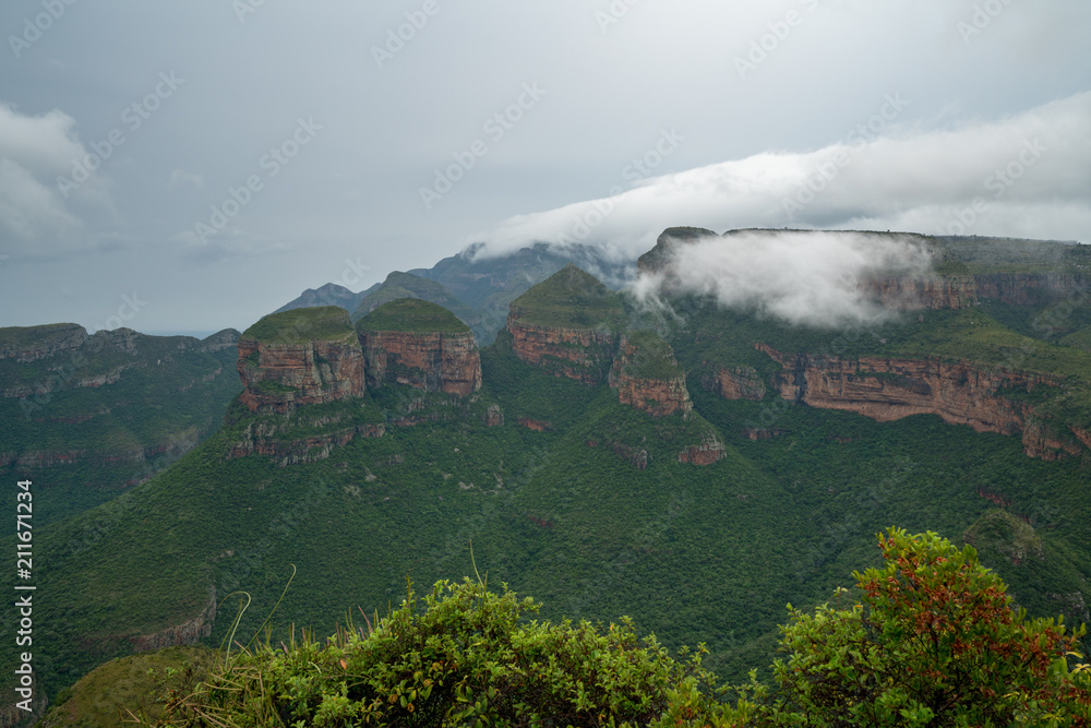 Blyde River Canyon & Three Rondavels, Blyde River Canyon Nature Reserve, Moremela, Mpumalanga, Südafrika, Afrika