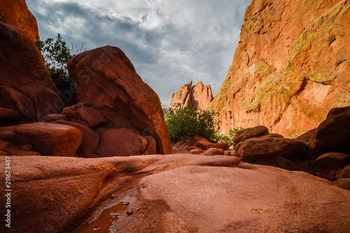 Canyon at Garden of the Gods