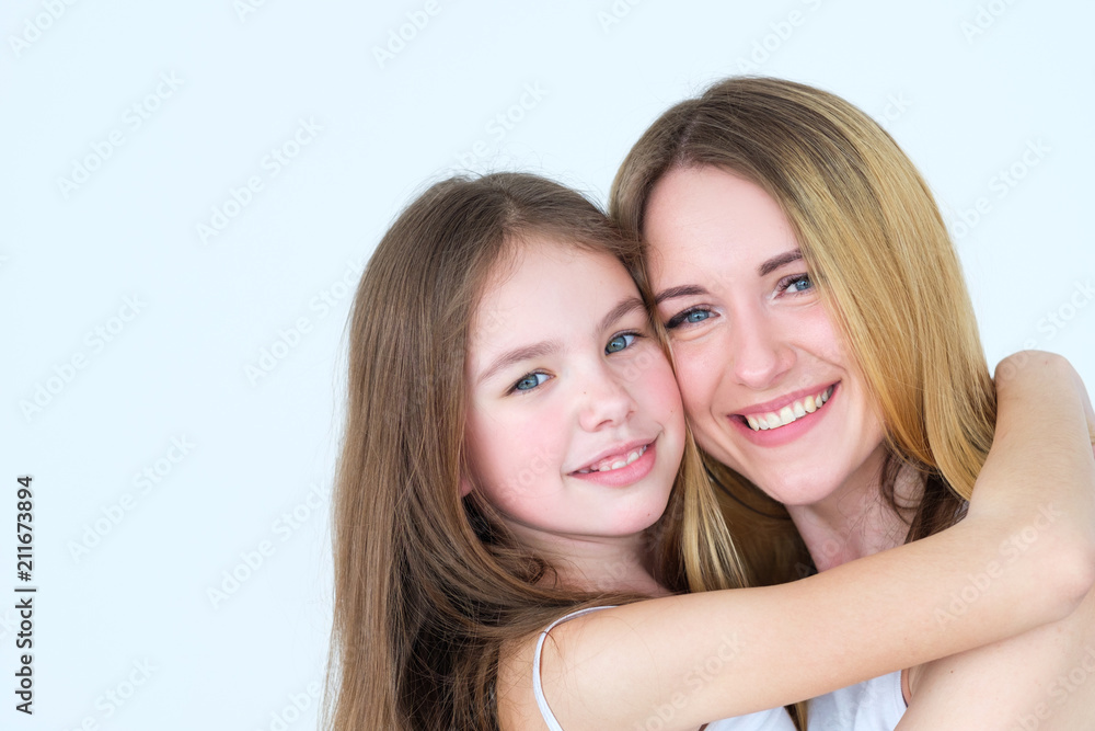 loving parent and child relationship. togetherness closeness and family unity concept. mother and daughter hugging loving parent and child relationship. togetherness closeness and family unity concept. mother and daughter hugging