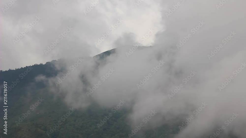 mountain clouds time laps mountain clouds time laps