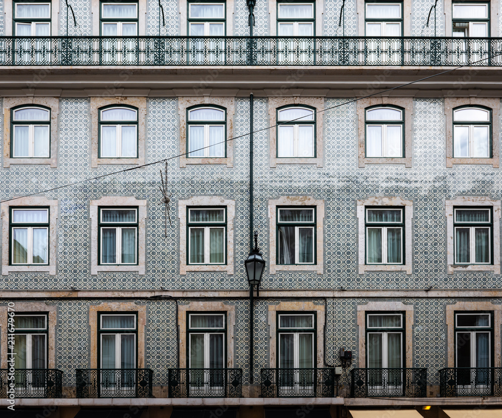 Portuguese tile windows in Lisbon Portuguese tile windows in Lisbon
