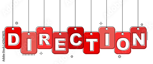 red flat line tag direction