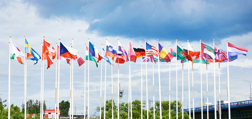 Flags of different countries