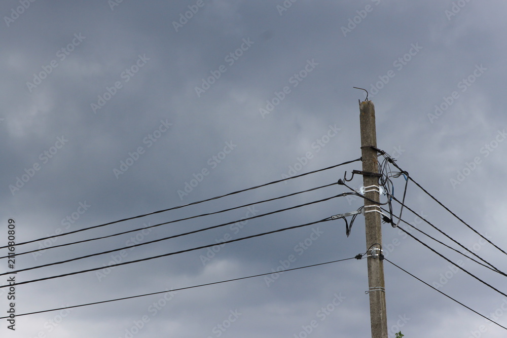 Fototapeta premium sky before storm