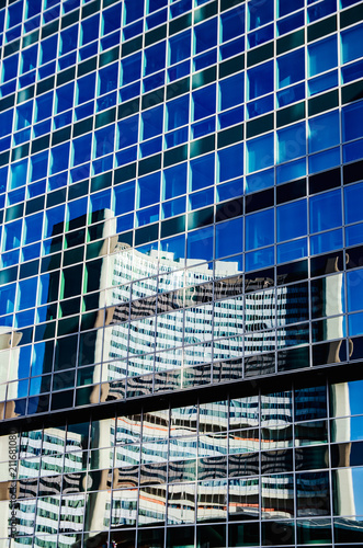 Photography Modern architecture buildings in Vienna Austria Europe metal glass and concrete