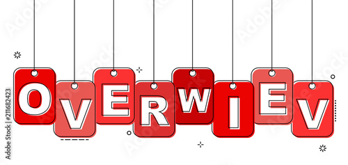 red flat line tag overwiev