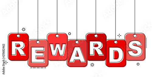 red flat line tag rewards