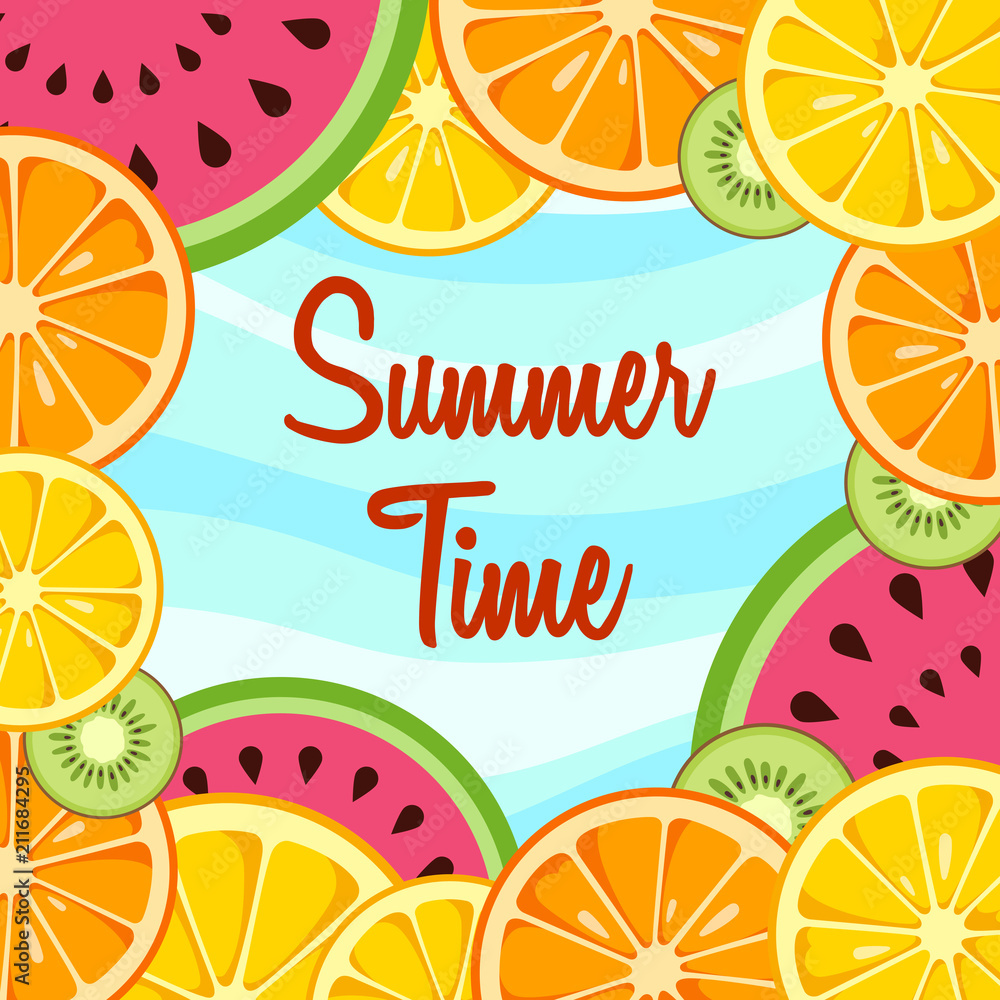 Summer Time background. Summer Time background.